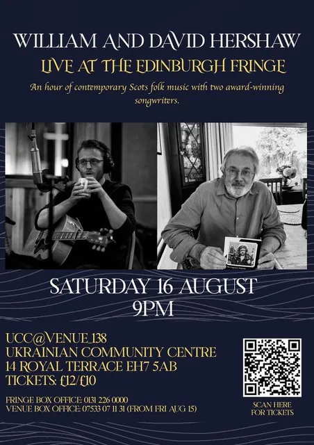 Poster for William and David Hershaw Live at the Edinburgh Fringe